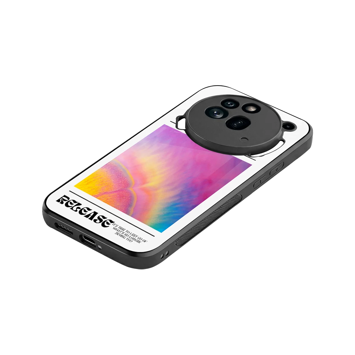 999 stylish phone case for nothing phone 3a pro | glossy glass and slim fit