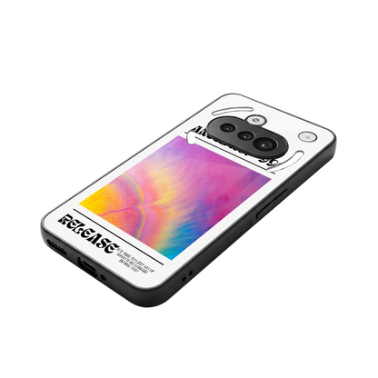 999 stylish phone case for nothing phone 3a | glossy glass and slim fit