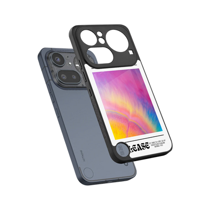 999 sleek nothing phone 4a pro cover with tempered glass back and TPU edges
