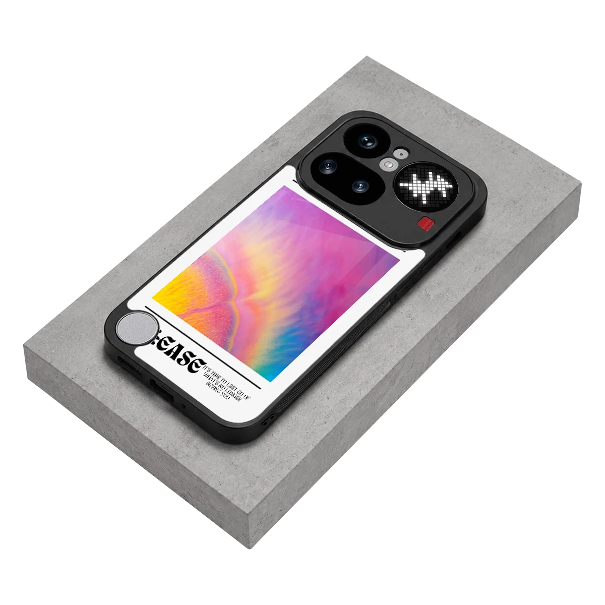 999 stylish phone case for nothing phone 4a pro | glossy glass and slim fit