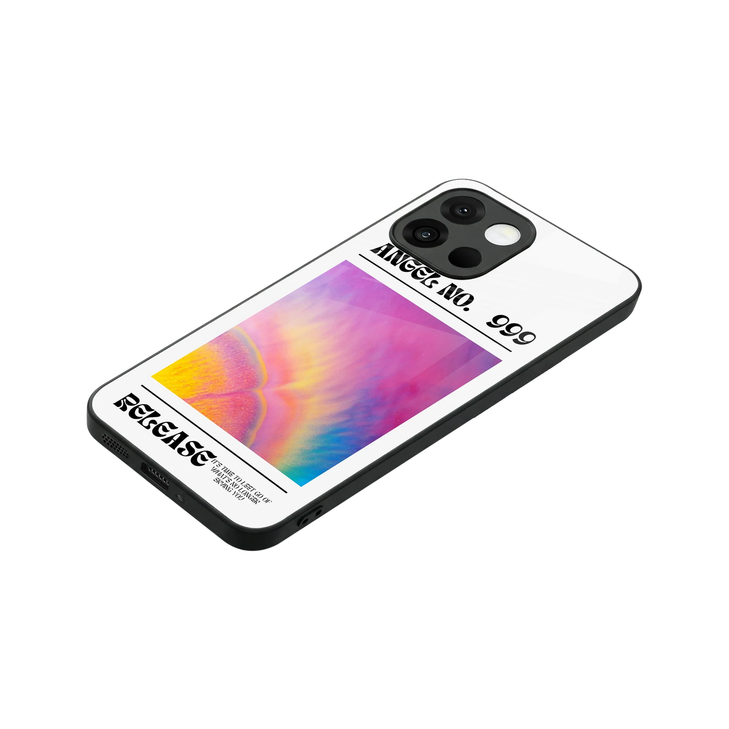 999 stylish phone case for oneplus 13s | glossy glass and slim fit