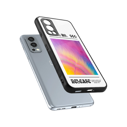 999 sleek oneplus nord 2 cover with tempered glass back and TPU edges