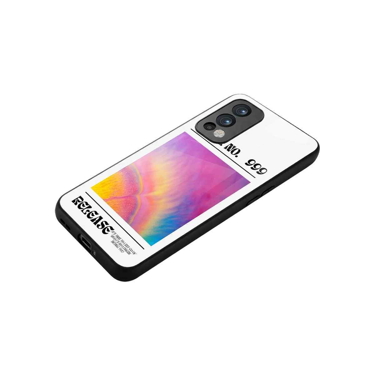 999 stylish phone case for oneplus nord 2 | glossy glass and slim fit