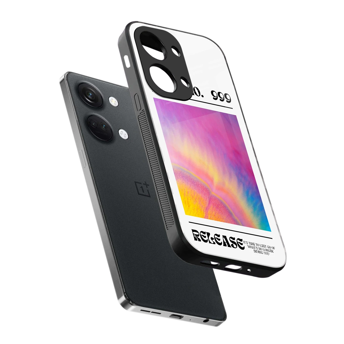 999 sleek oneplus nord 3 cover with tempered glass back and TPU edges