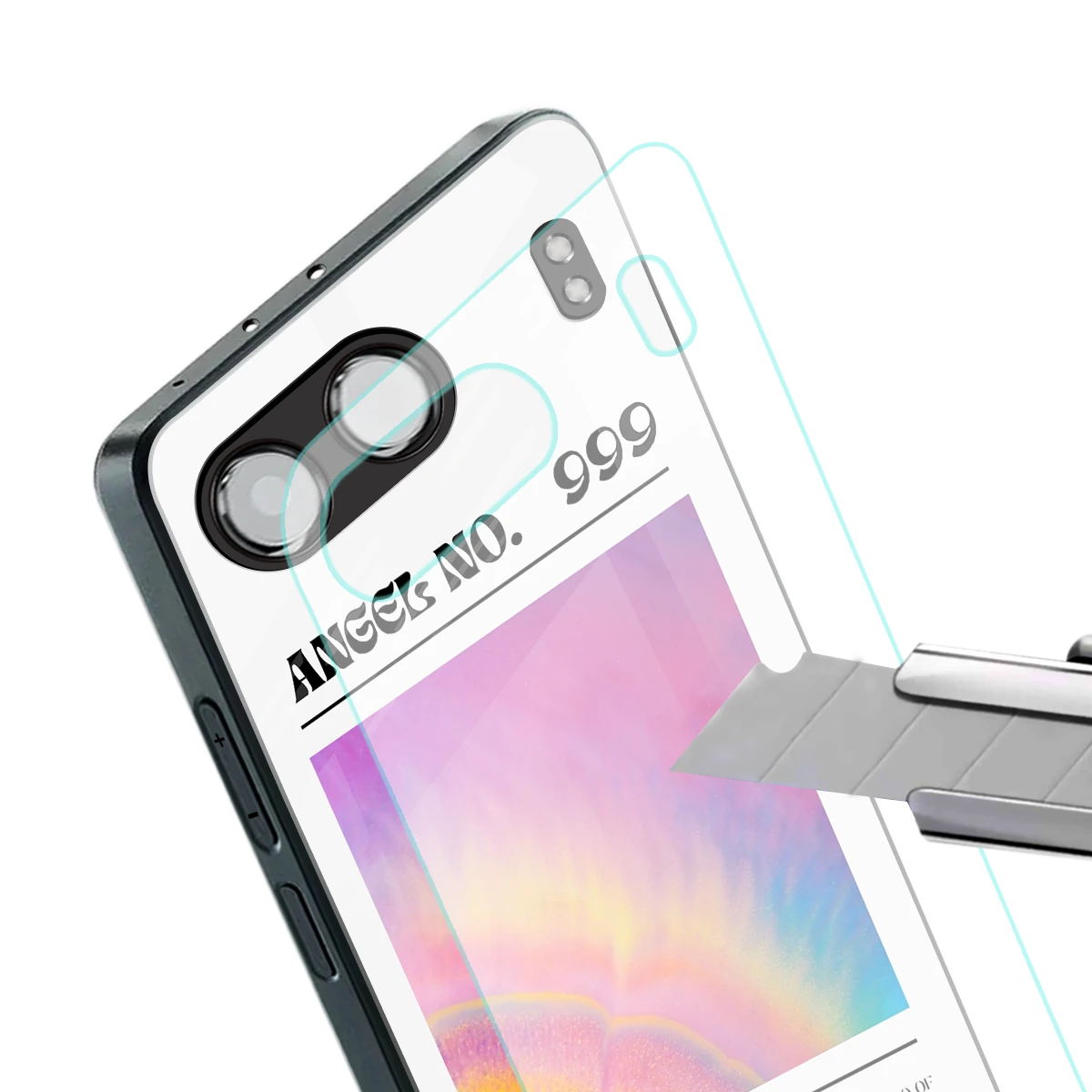 999 stylish phone case for oneplus nord 4 | glossy glass and slim fit