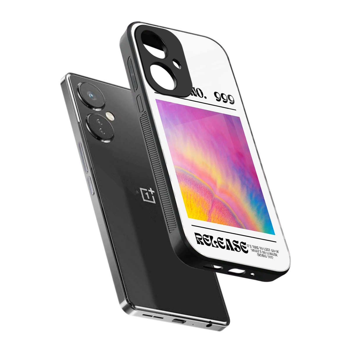 999 sleek oneplus nord ce 3 cover with tempered glass back and TPU edges