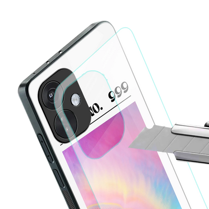 999 stylish phone case for oneplus nord ce 3 | glossy glass and slim fit