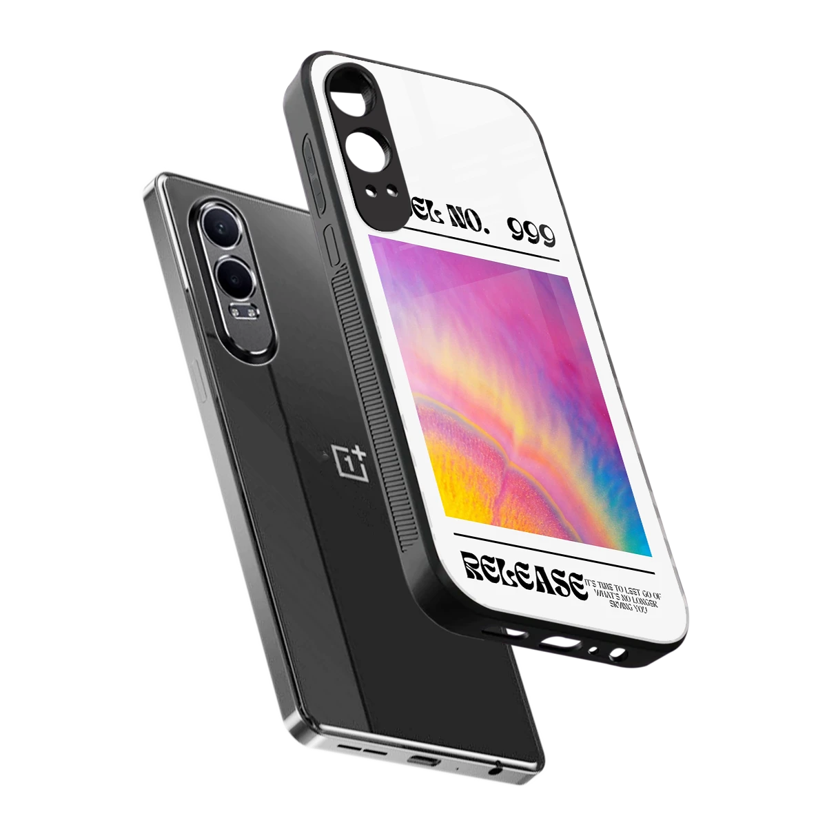 999 sleek oneplus nord ce 4 lite cover with tempered glass back and TPU edges