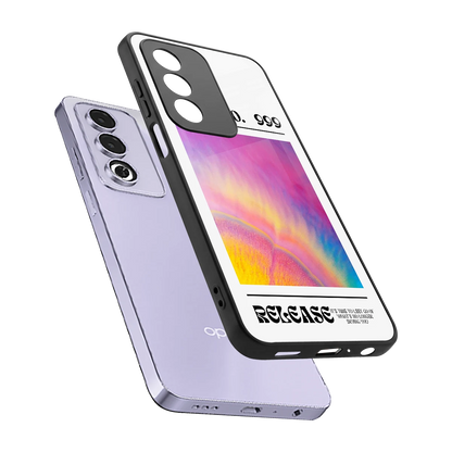 999 sleek oppo a3 pro cover with tempered glass back and TPU edges