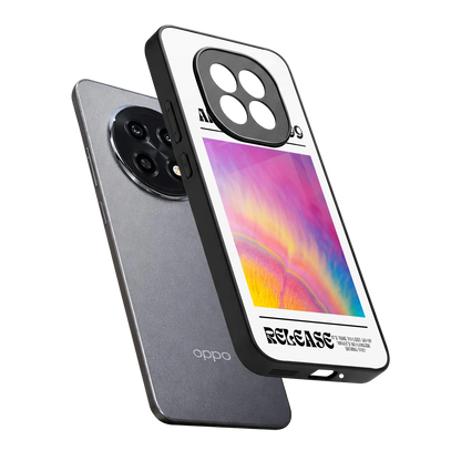 999 sleek oppo f29 pro 5g cover with tempered glass back and TPU edges