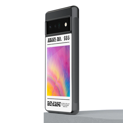 999 stylish phone case for google pixel 6 pro | glossy glass and slim fit