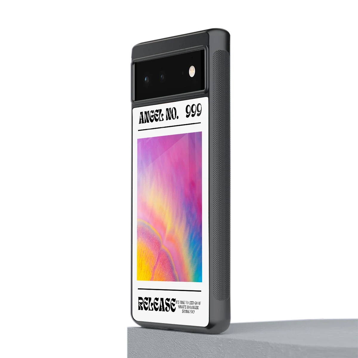 999 stylish phone case for google pixel 6a | glossy glass and slim fit