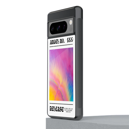 999 stylish phone case for google pixel 8 pro | glossy glass and slim fit