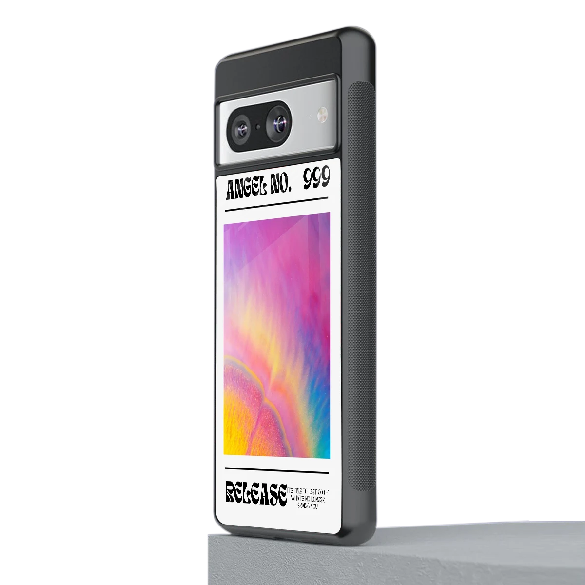 999 stylish phone case for google pixel 8 | glossy glass and slim fit