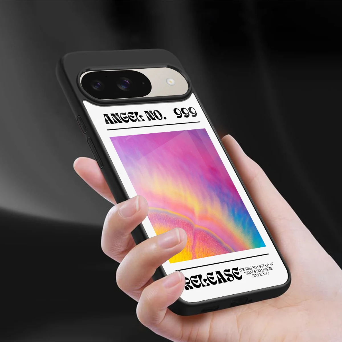 999 sleek google pixel 9 cover with tempered glass back and TPU edges