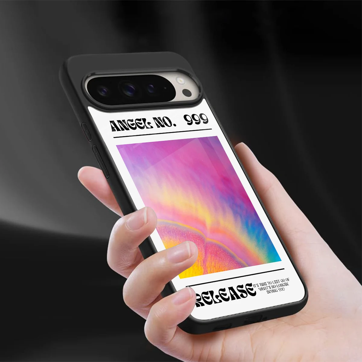 999 sleek google pixel 9 pro cover with tempered glass back and TPU edges