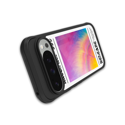 999 stylish phone case for google pixel 9 pro | glossy glass and slim fit