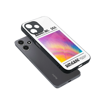 999 sleek redmi 12 5g cover with tempered glass back and TPU edges
