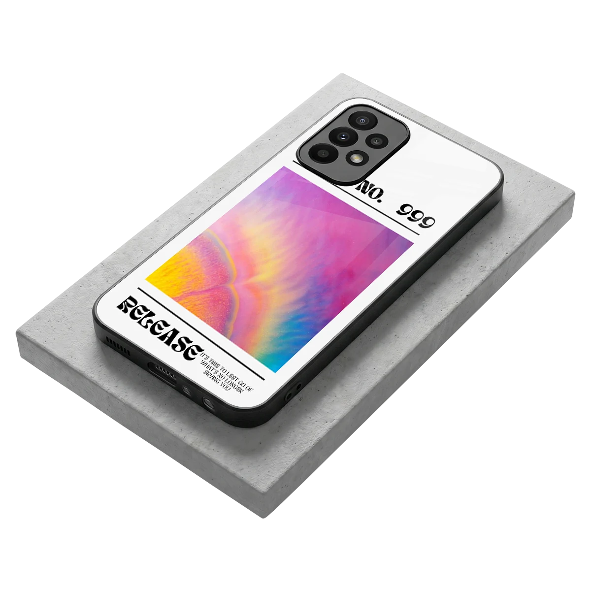 999 stylish phone case for samsung galaxy a23 | glossy glass and slim fit