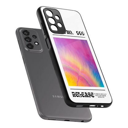 999 sleek samsung galaxy a23 cover with tempered glass back and TPU edges