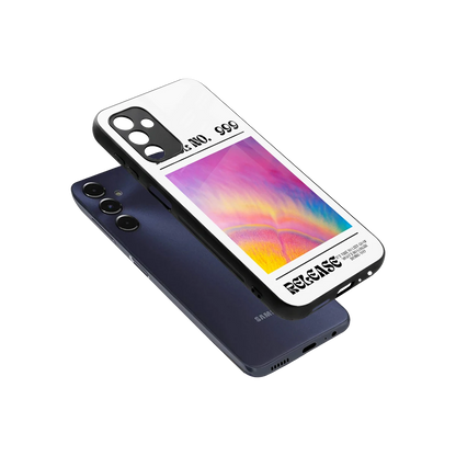999 sleek samsung galaxy m14 5g cover with tempered glass back and TPU edges