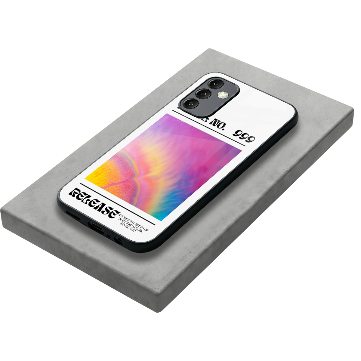 999 stylish phone case for samsung galaxy m14 5g | glossy glass and slim fit