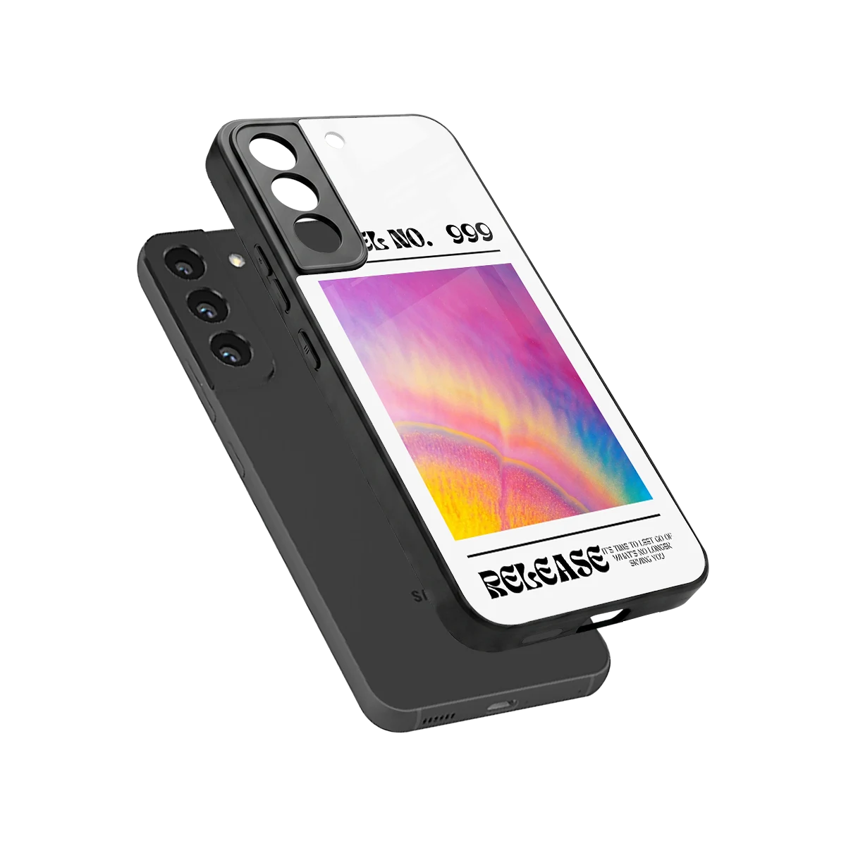 999 sleek samsung galaxy s22 cover with tempered glass back and TPU edges
