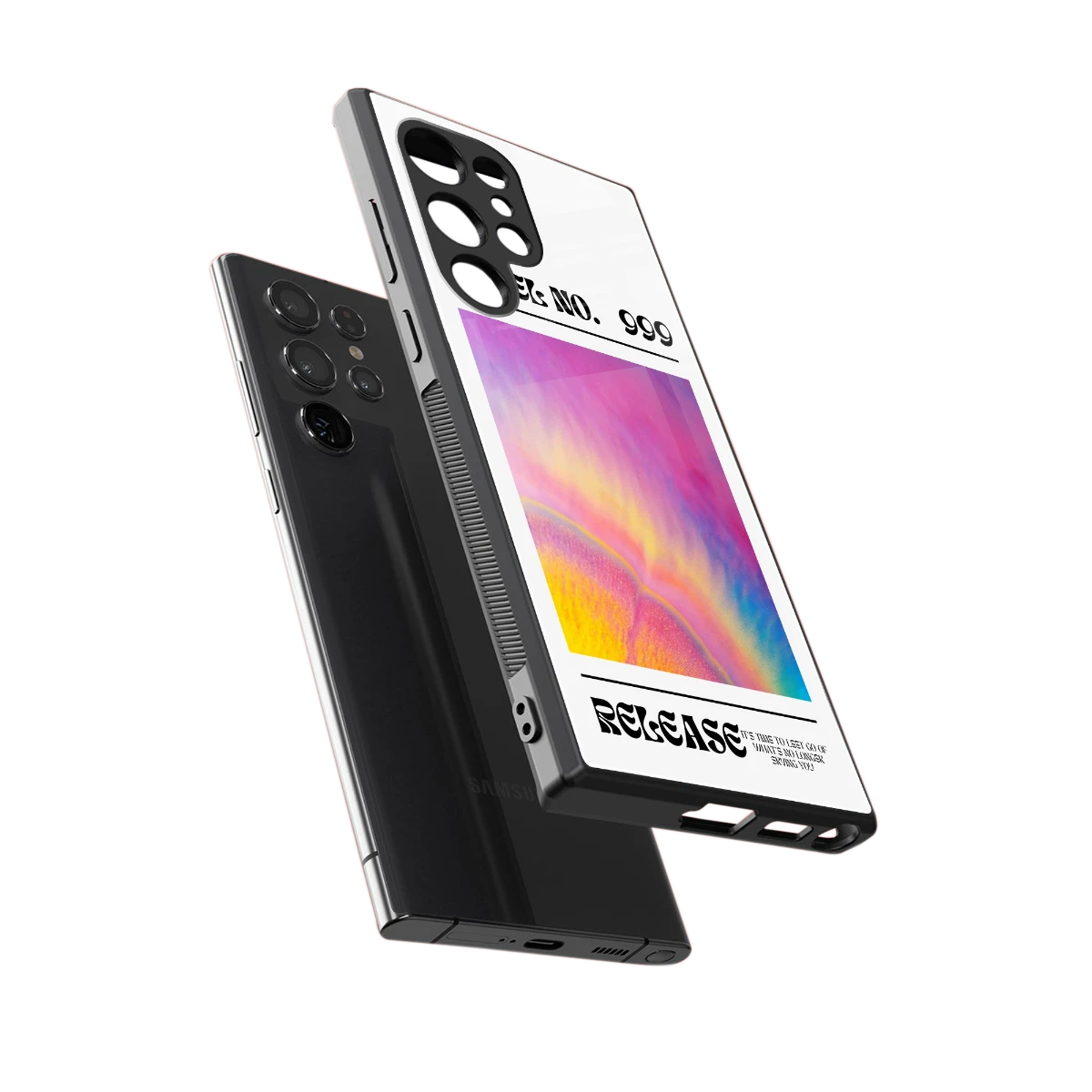 999 sleek samsung galaxy s24 ultra cover with tempered glass back and TPU edges