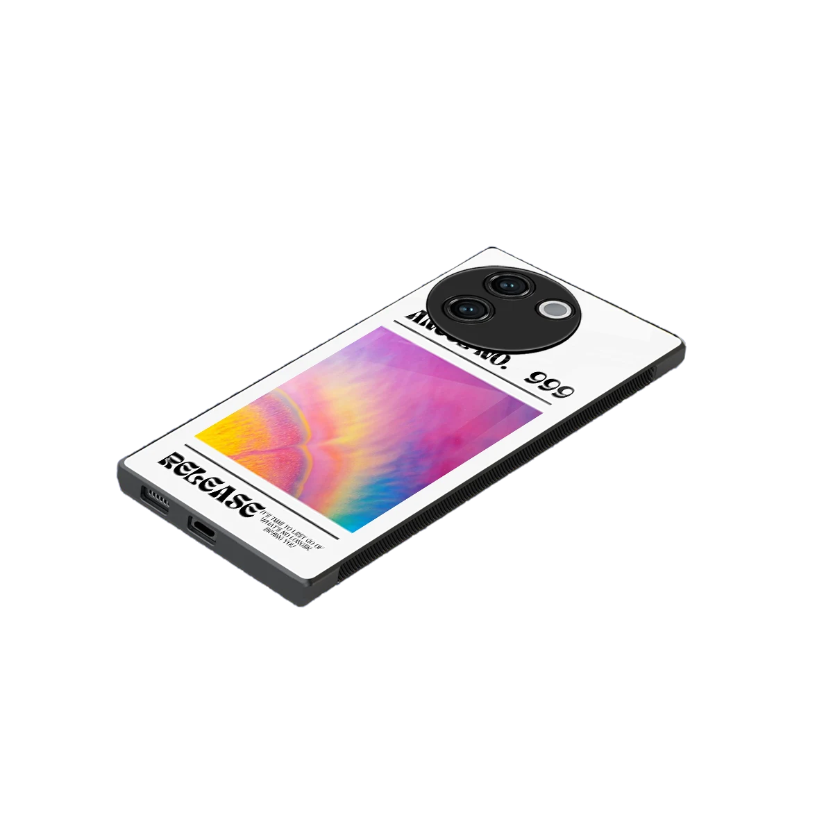 999 stylish phone case for vivo v30e | glossy glass and slim fit