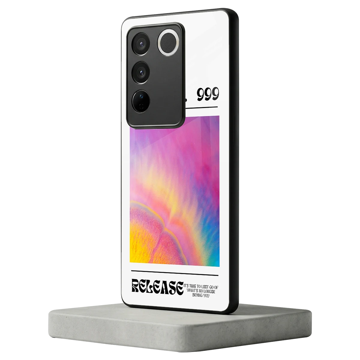 999 vivo v27 5g mobile cover | shockproof glass phone case