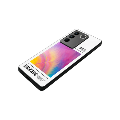 999 stylish phone case for vivo v27 5g | glossy glass and slim fit