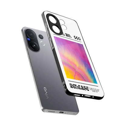 999 sleek vivo v60 cover with tempered glass back and TPU edges