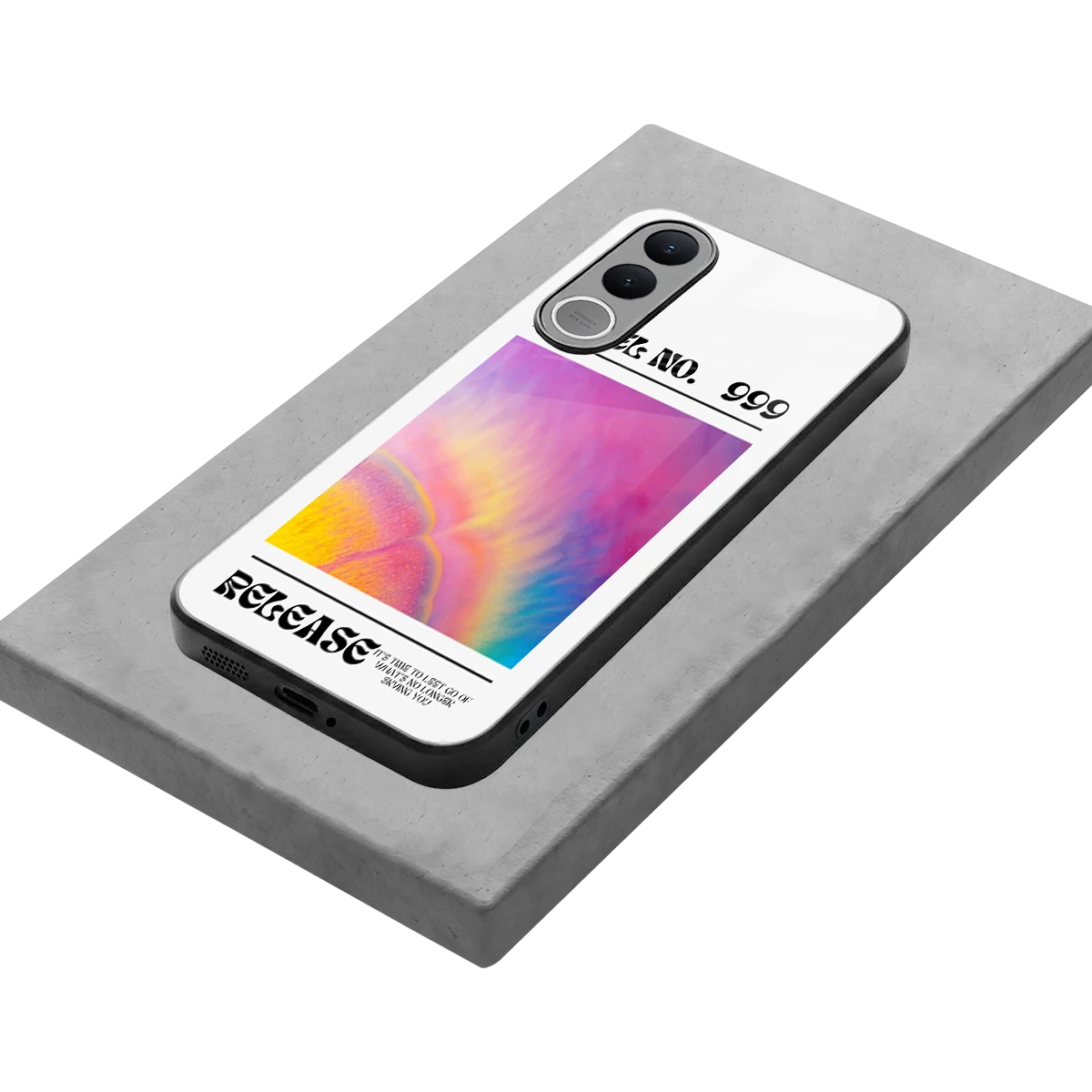 999 stylish phone case for vivo v70 fe | glossy glass and slim fit