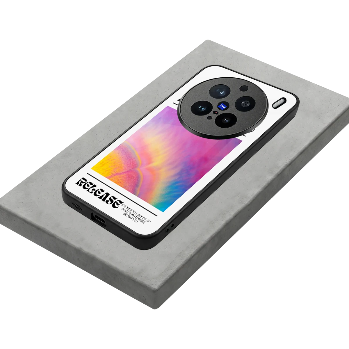 999 stylish phone case for vivo x200 pro | glossy glass and slim fit