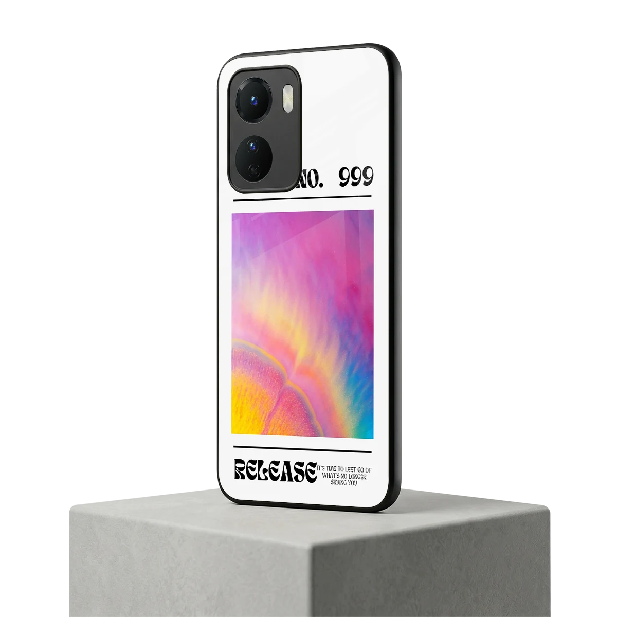 999 vivo y16 mobile cover | shockproof glass phone case
