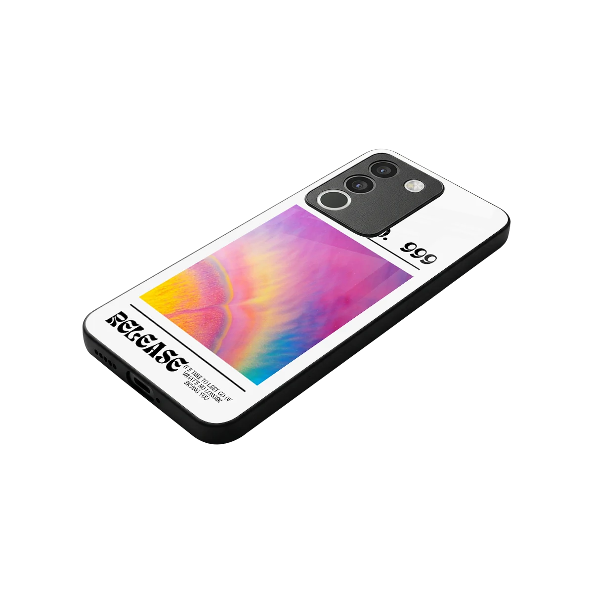 999 stylish phone case for vivo y200 5g | glossy glass and slim fit