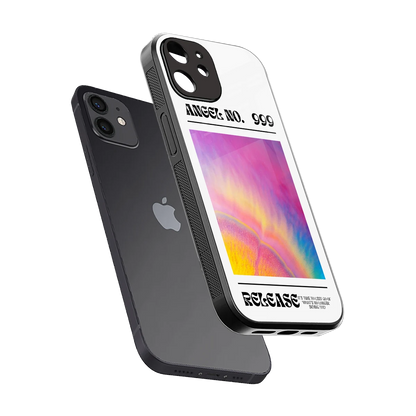 999 sleek iphone 12 cover with tempered glass back and TPU edges