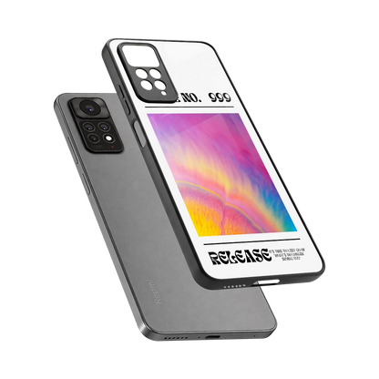 999 sleek redmi note 11 pro cover with tempered glass back and TPU edges