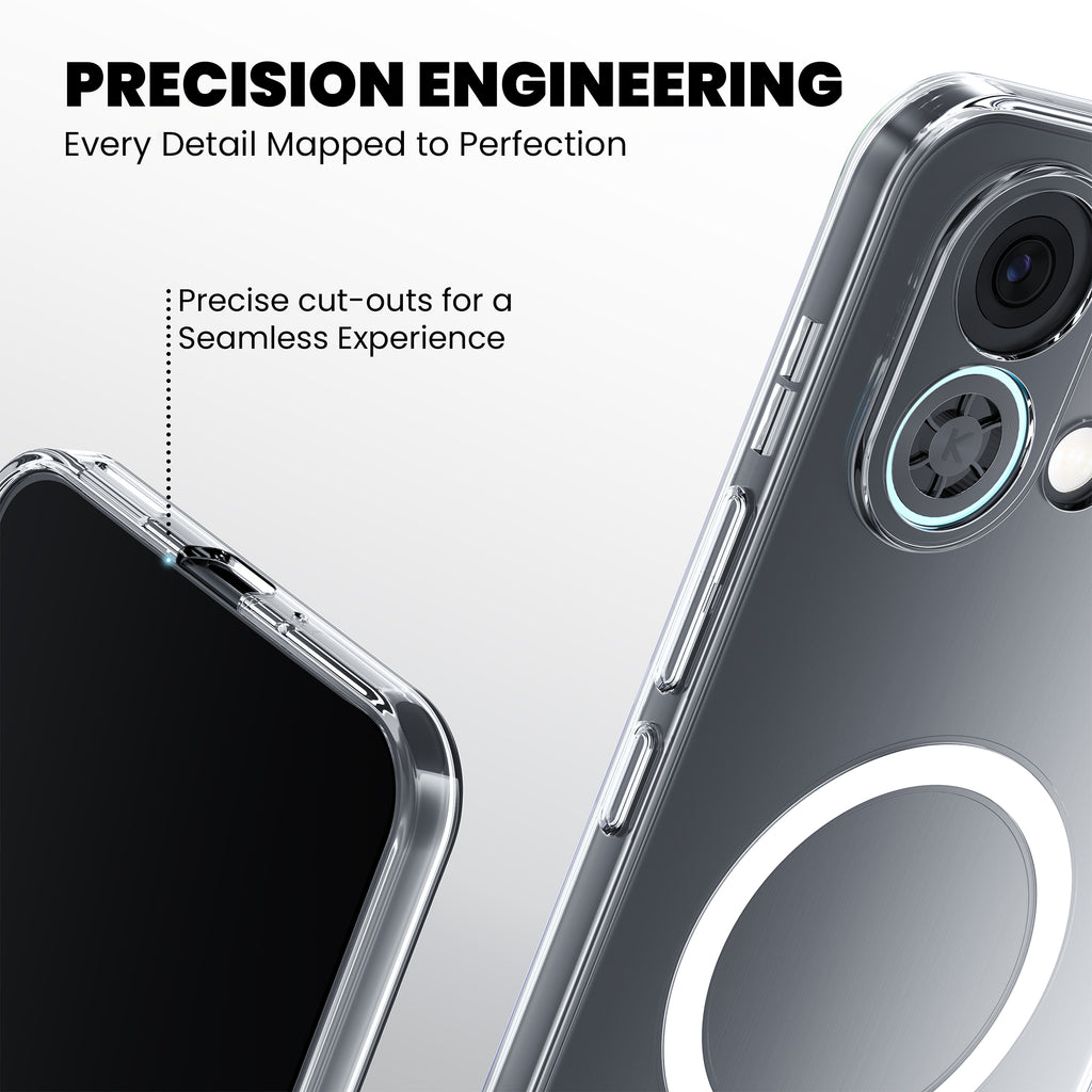 Anti Yellow Magsafe Clear Case for Oppo Reno 12 Pro