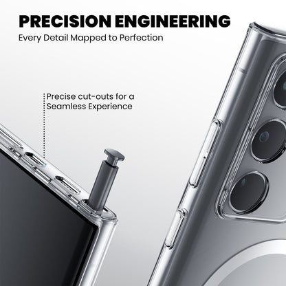 Anti Yellow Magsafe Clear Case for Samsung Galaxy S24 Ultra