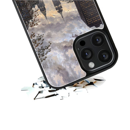 Durable Glass Back Mobile Case for iPhone, Samsung, OnePlus, Google Pixel, Redmi, Vivo, Oppo