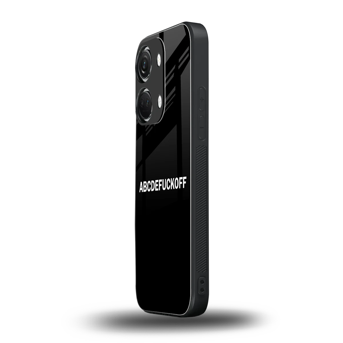 ABCDEFUCKOFF Black oneplus nord 3 mobile cover | shockproof glass phone case