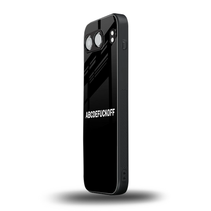 ABCDEFUCKOFF Black oneplus nord 4 mobile cover | shockproof glass phone case