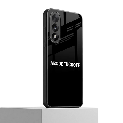 ABCDEFUCKOFF Black oneplus nord 5 mobile cover | shockproof glass phone case