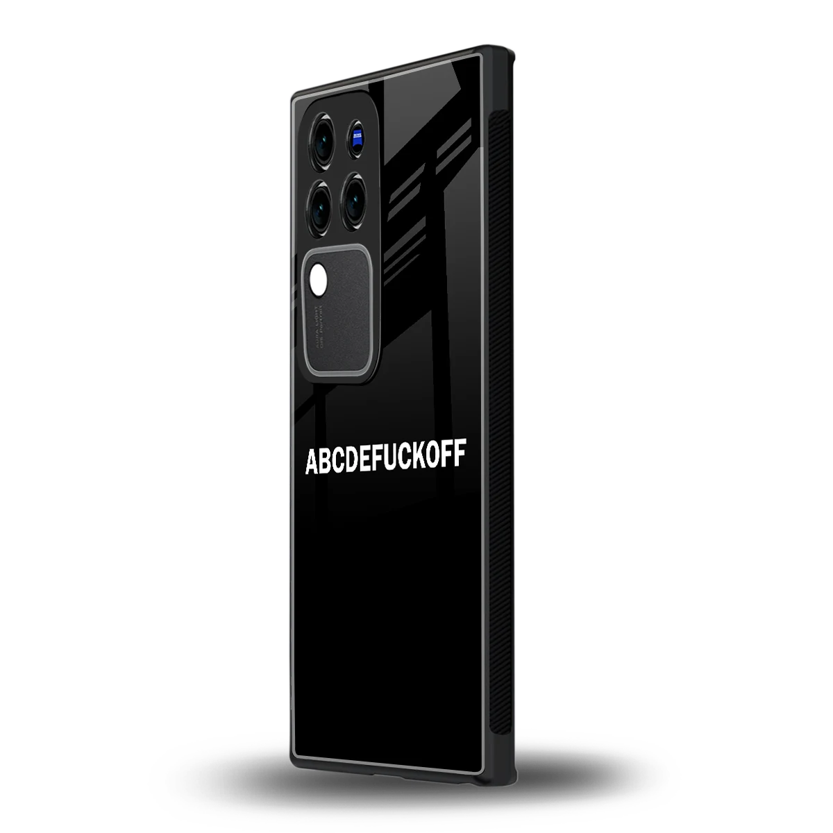 ABCDEFUCKOFF Blackvivo v30 pro mobile cover | shockproof glass phone case