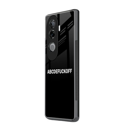 ABCDEFUCKOFF Black vivo v40e mobile cover | shockproof glass phone case