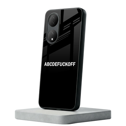 ABCDEFUCKOFF Black Vivo-y100 mobile cover | shockproof glass phone case