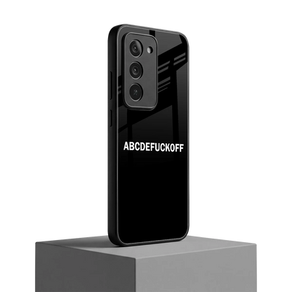 ABCDEFUCKOFF Black redmi 15 5g mobile cover | shockproof glass phone case