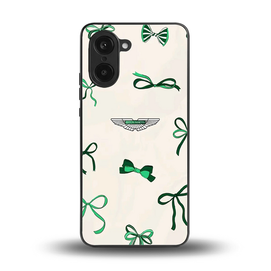 AM X Bows back phone cover | glass case for oneplus nord ce5 5g