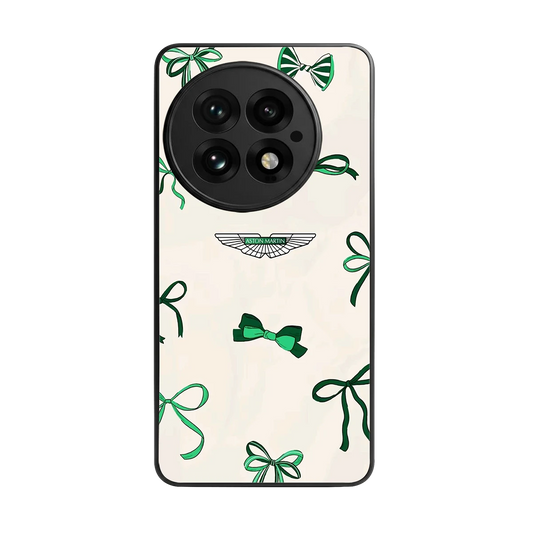 AM X Bows back phone cover | glass case for oneplus 13
